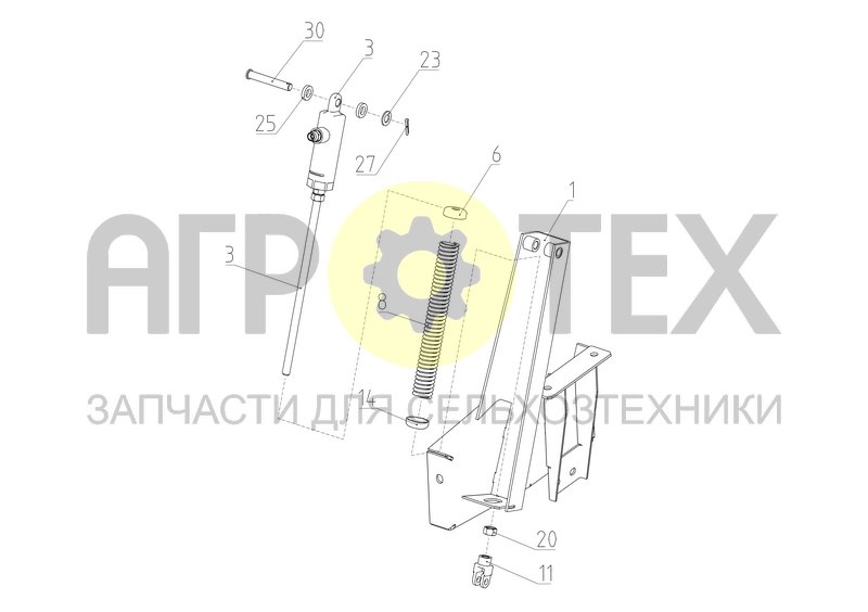 Чертеж Опора (S300.12.01.010)